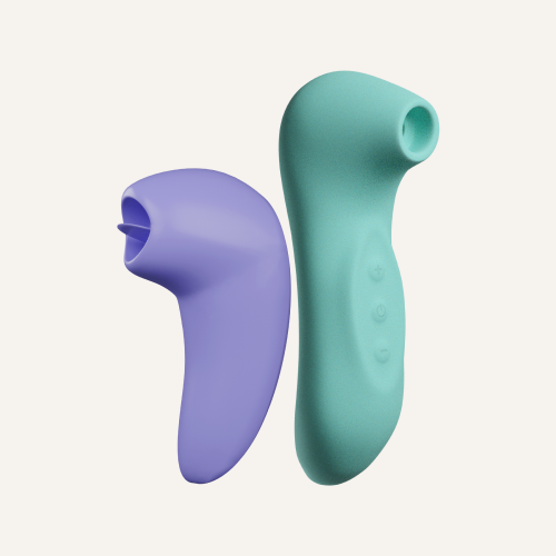 Flick Tongue Massager + Breeze Suction Massager