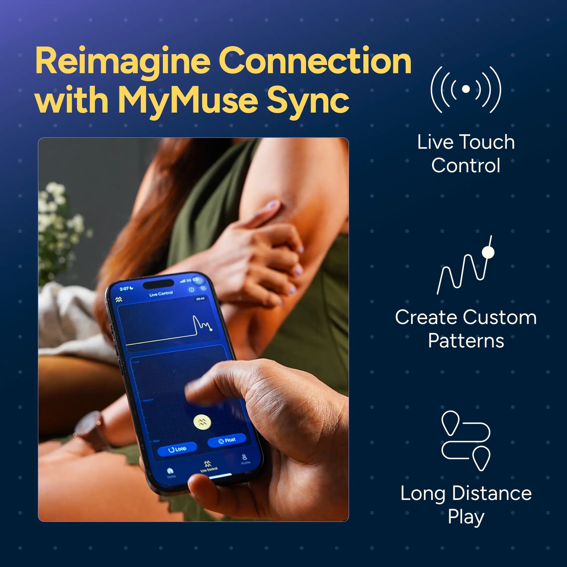 MyMuse Link+ Internal & External Device | App-Controlled, Long Distance