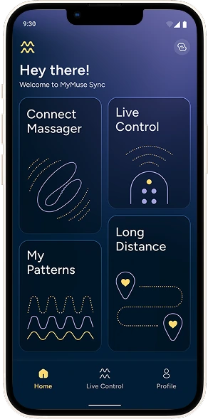 MyMuse Sync app screen