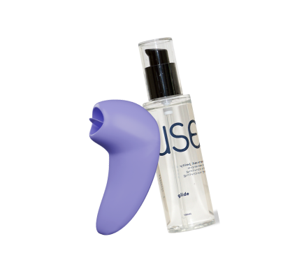 Flick Tongue Massager + Glide 50ml Water Based Lube