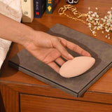 Load image into Gallery viewer, Hand holding Brushed Suede Palm Massager